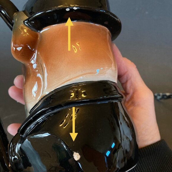 VTG Quon Quon Figural Animal 16oz Mug Boxer Dog Novelty Barware 80s Collectible - Picture 15 of 17